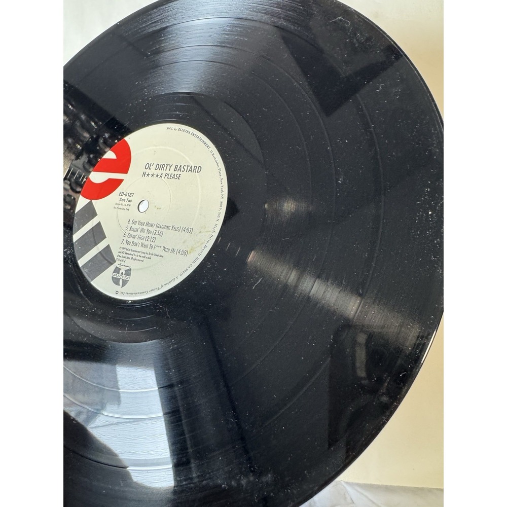 OL' DIRTY BASTARD "N***GA PLEASE" 1999 VINYL LP PROMO Near MINT - Picture 9 of 9